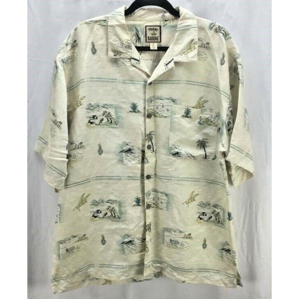 Tommy Bahama Shirt Extra Large XL Aloha Hawaiian